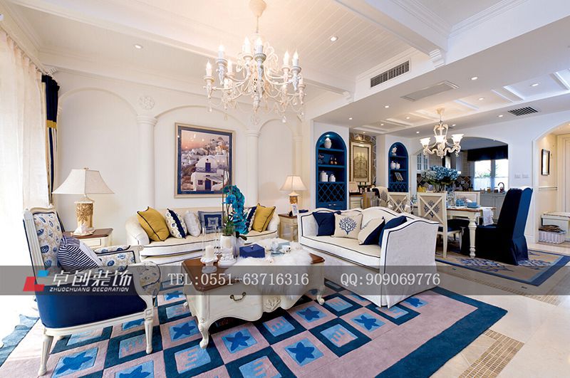 合肥裝修公司唯美地中海風(fēng)格設(shè)計(jì)