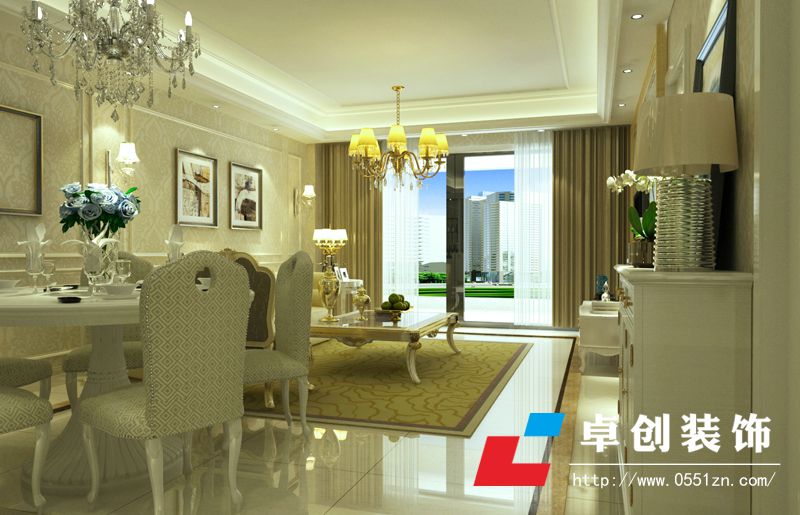 合肥裝修公司綠城玫瑰園裝修設(shè)計(jì)案例